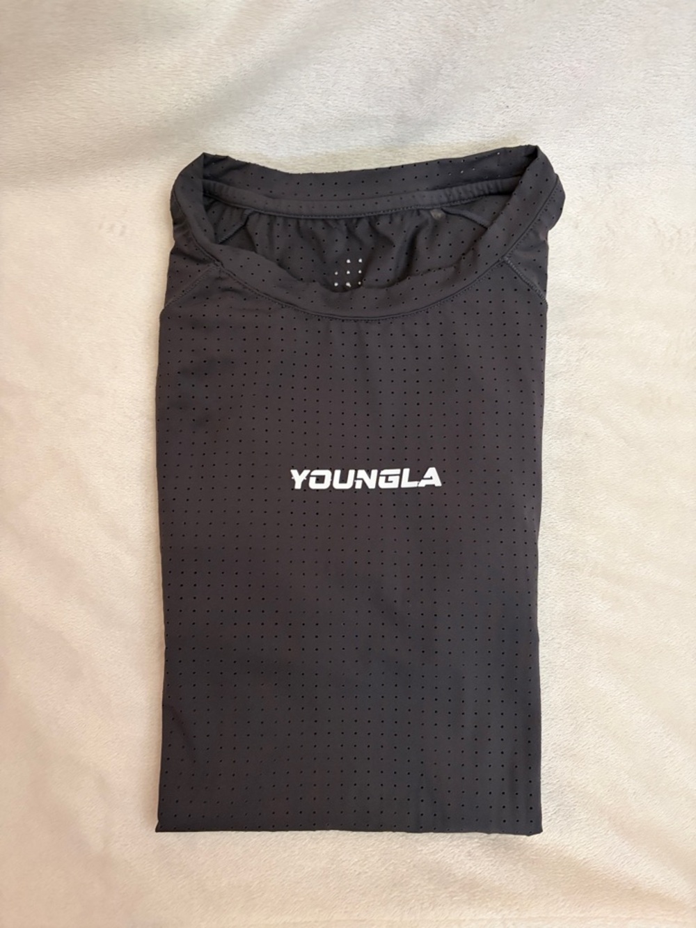 YoungLA Charcoal Gray Long Sleeve Performance Top